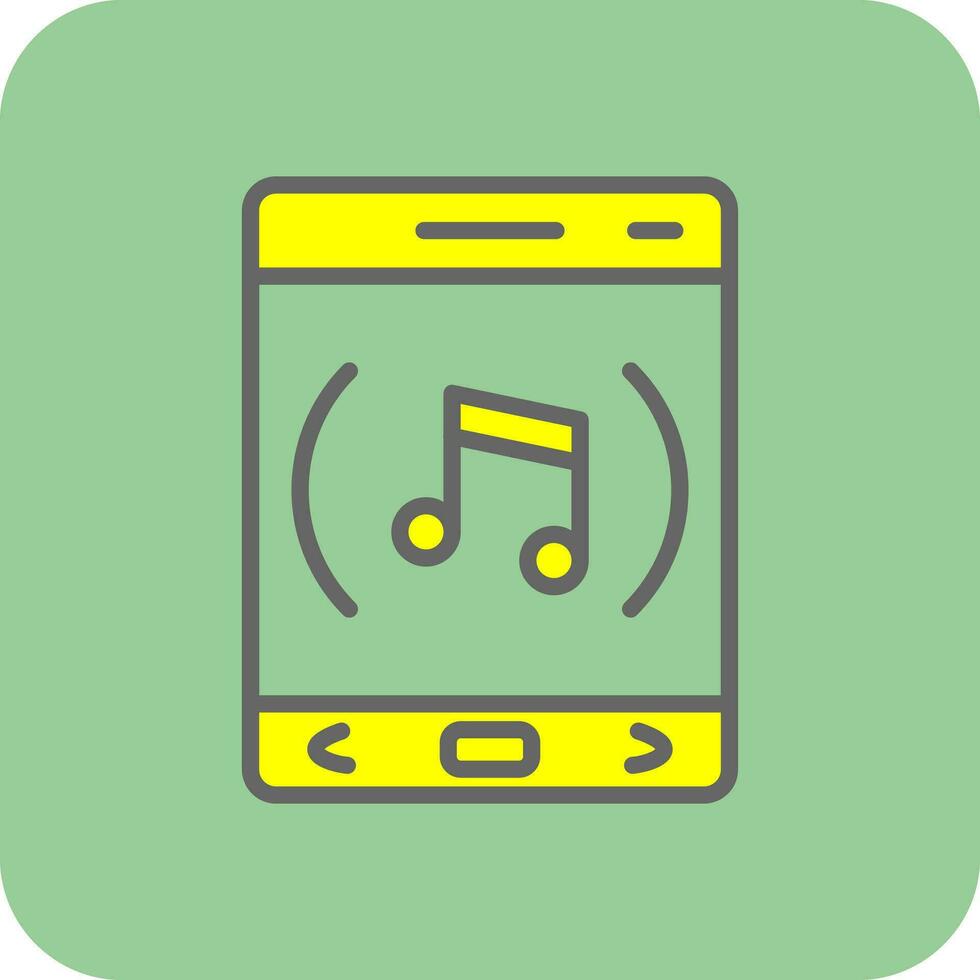 musica App vettore icona design