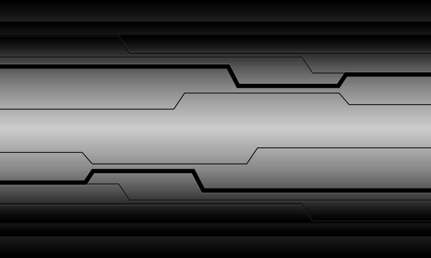 astratto argento informatica nero linea circuito ombra design moderno futuristico creativo sfondo vettore