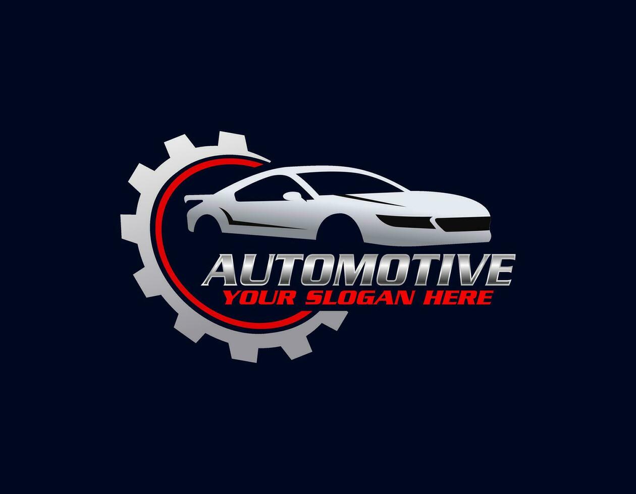 modello di logo per auto sportive, logo perfetto per le attività legate all'industria automobilistica vettore