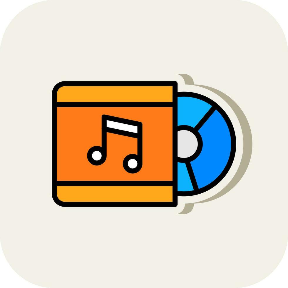 CD giocatore vettore icona design
