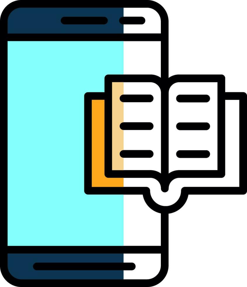 lettura libro vettore icona design