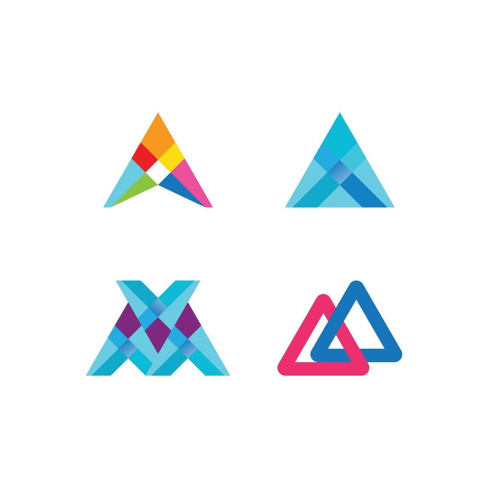 triangolo logo vettoriale