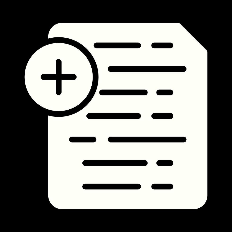 documento inserire icona vettore icona