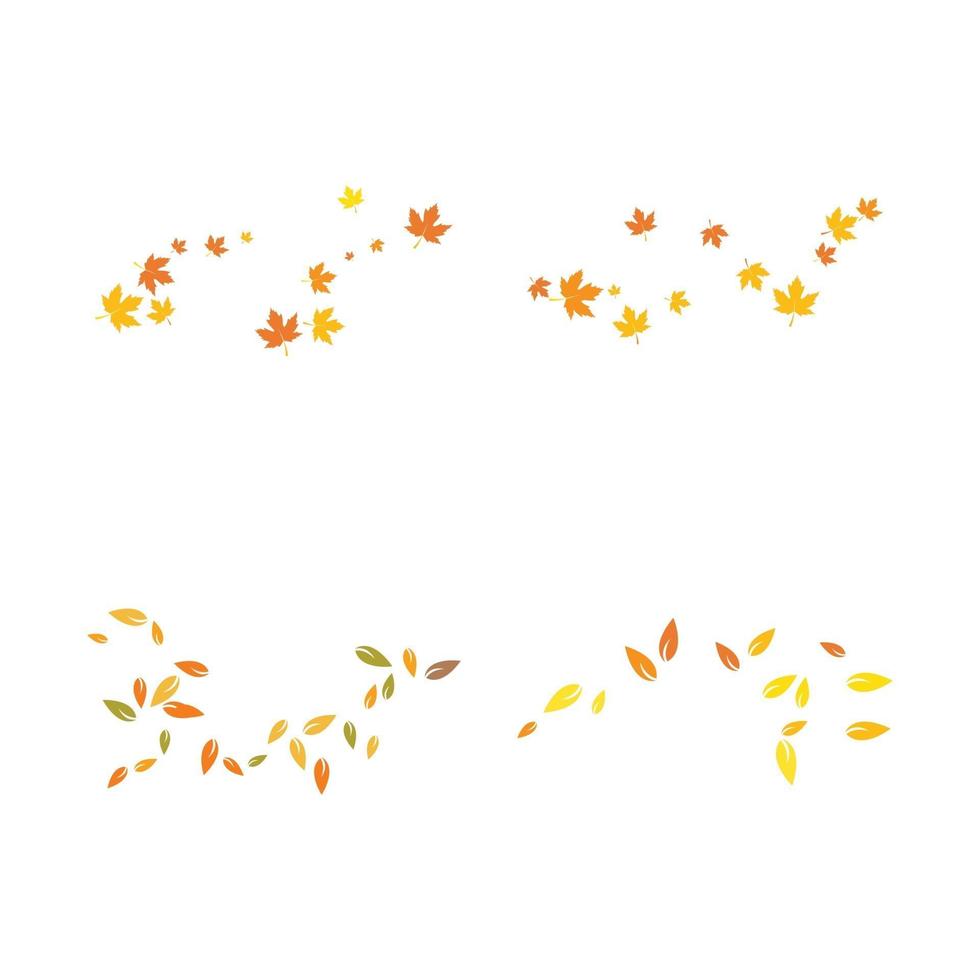 sfondo foglia d'autunno vettore