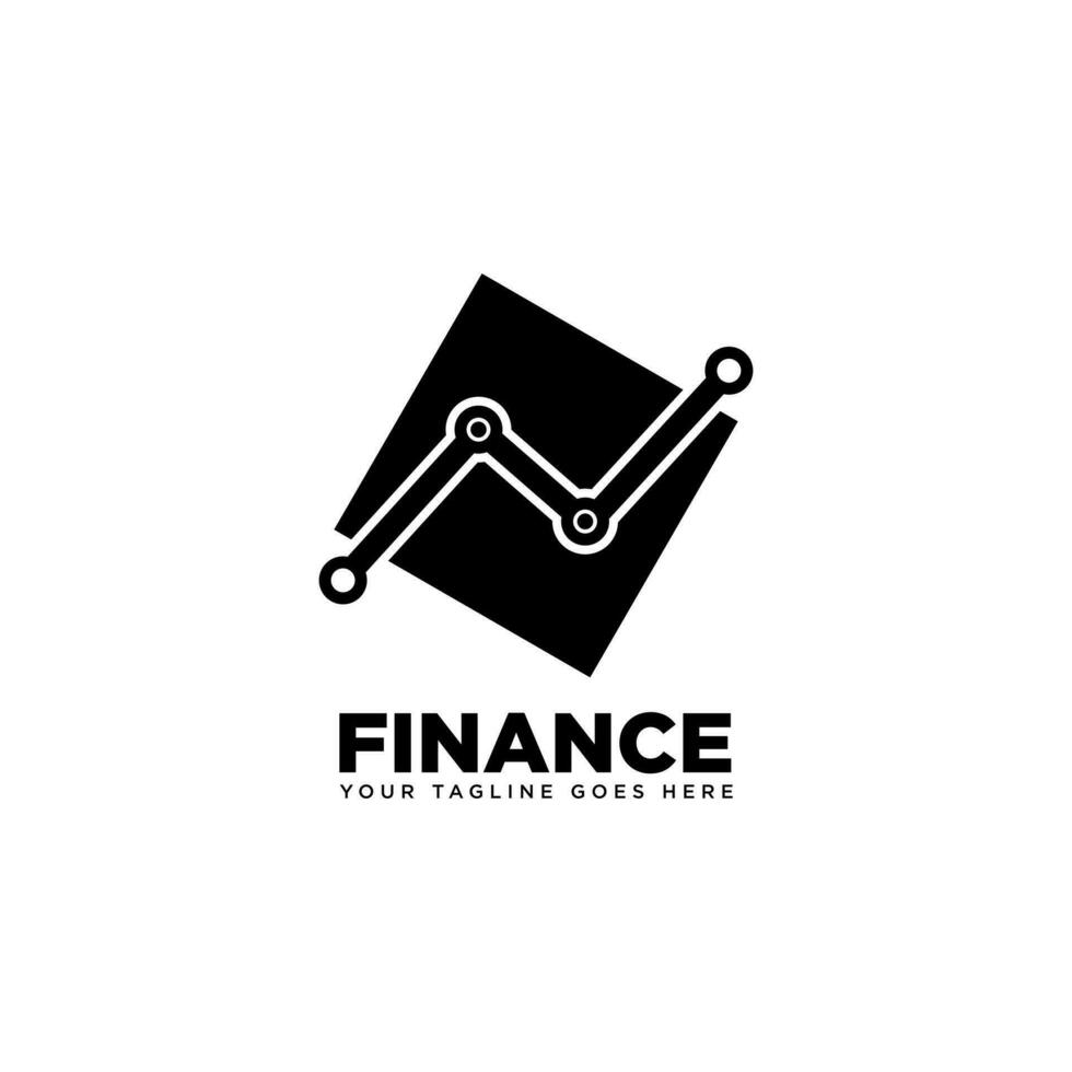 finanza logo icona, attività commerciale, finanza logo, finanza disegno, commercio e distribuzione logo, contabilità. finanza logo vettore