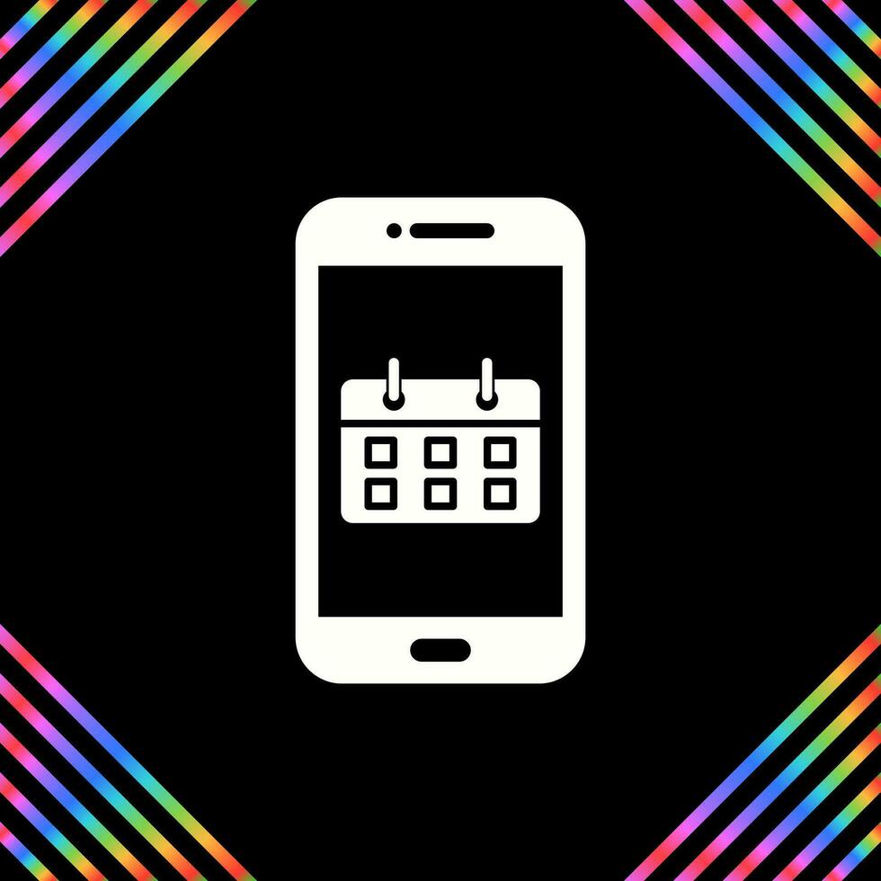 calendario App vettore icona