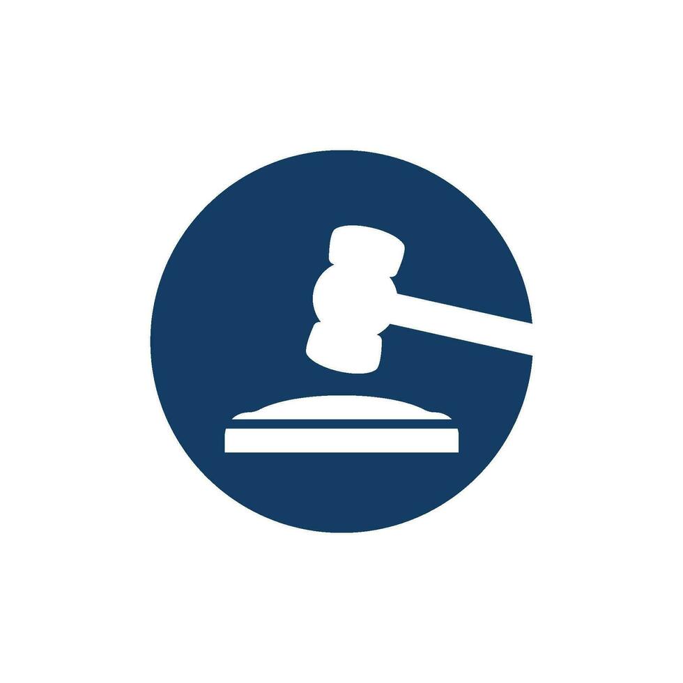 giustizia legge logo modello vettore