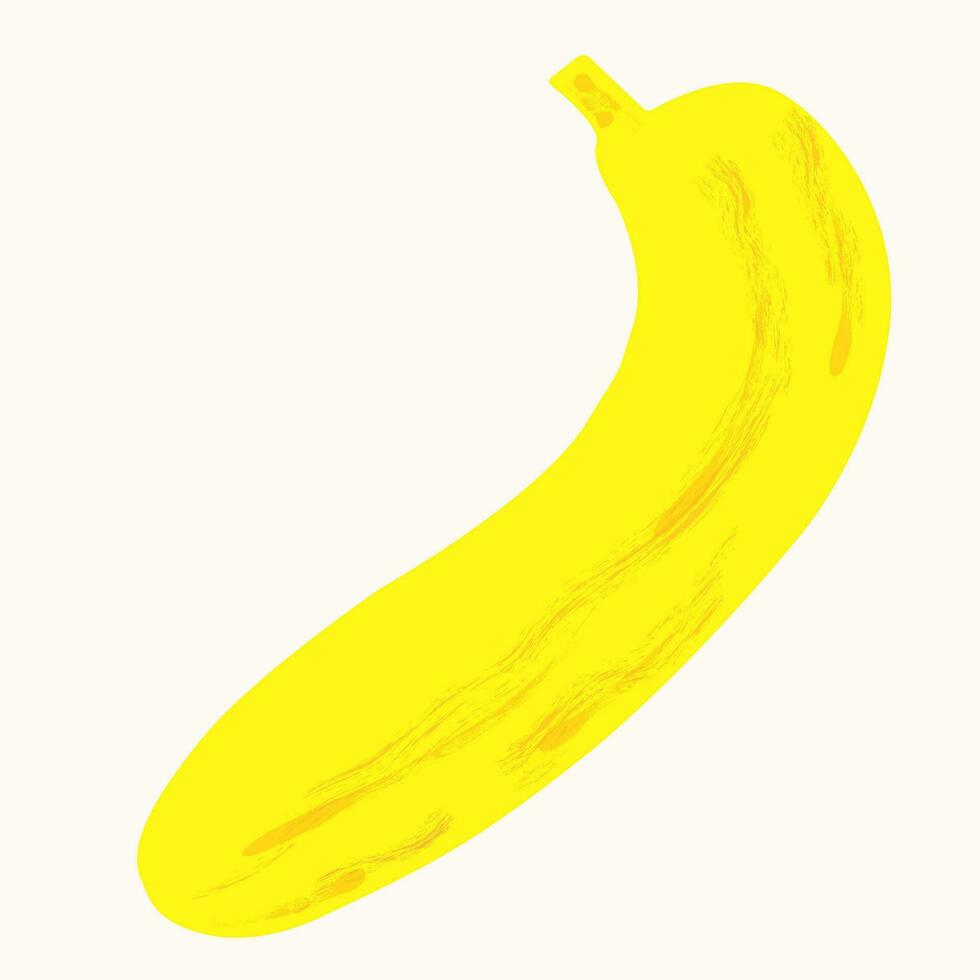 Banana, giallo succoso Banana, frutta vettore