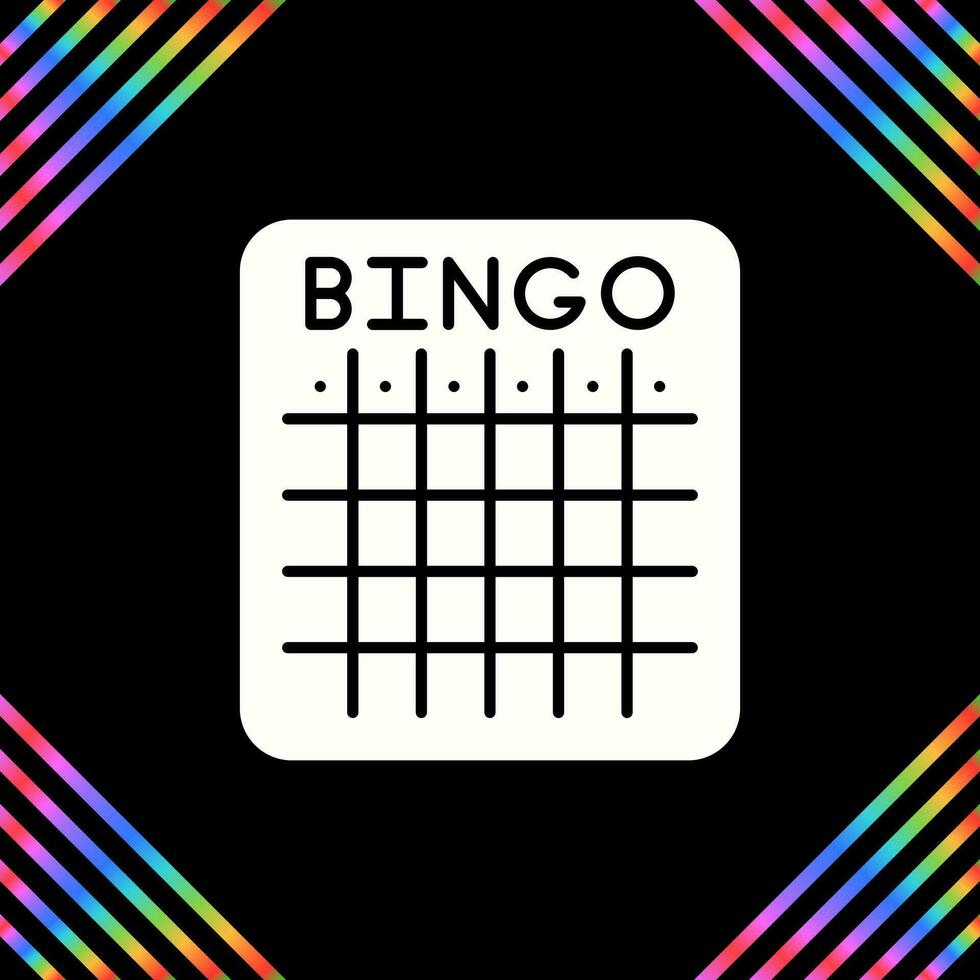 icona del vettore bingo