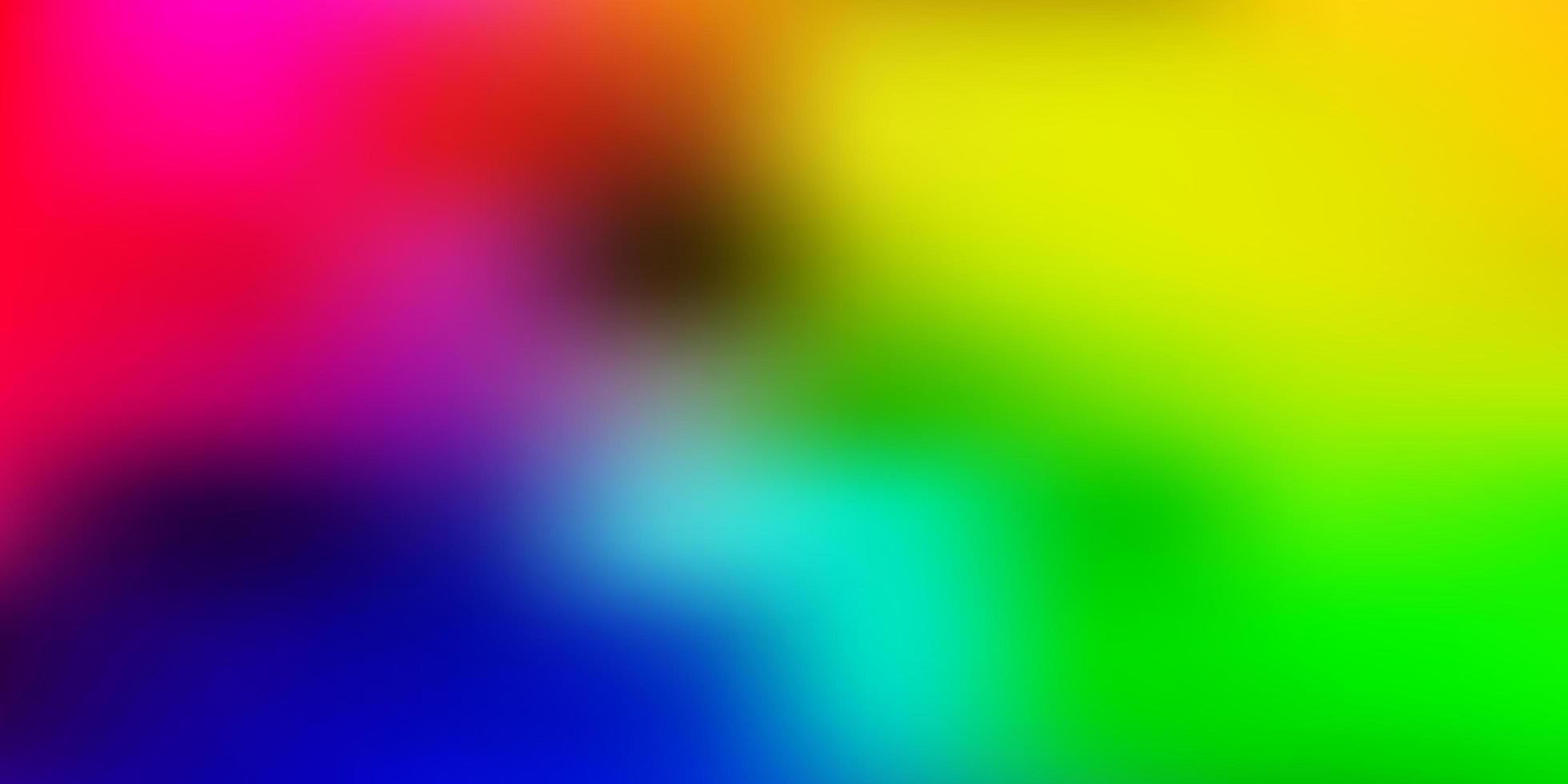 sfondo sfocato vettoriale multicolore chiaro.