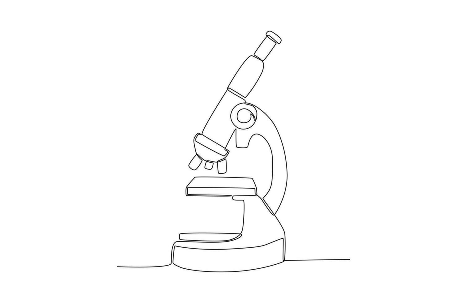 un' laboratorio microscopio vettore