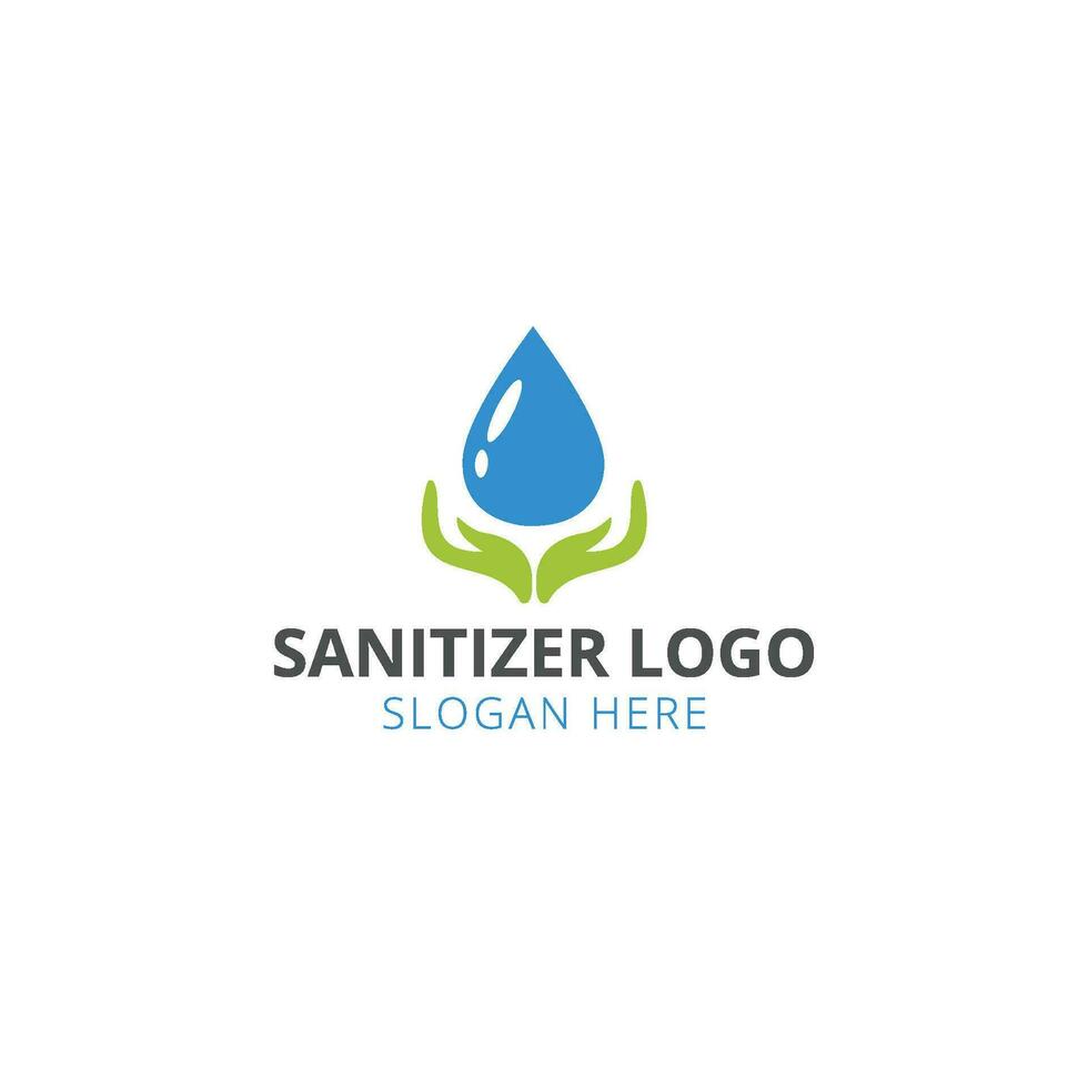 disinfettante logo design vettore