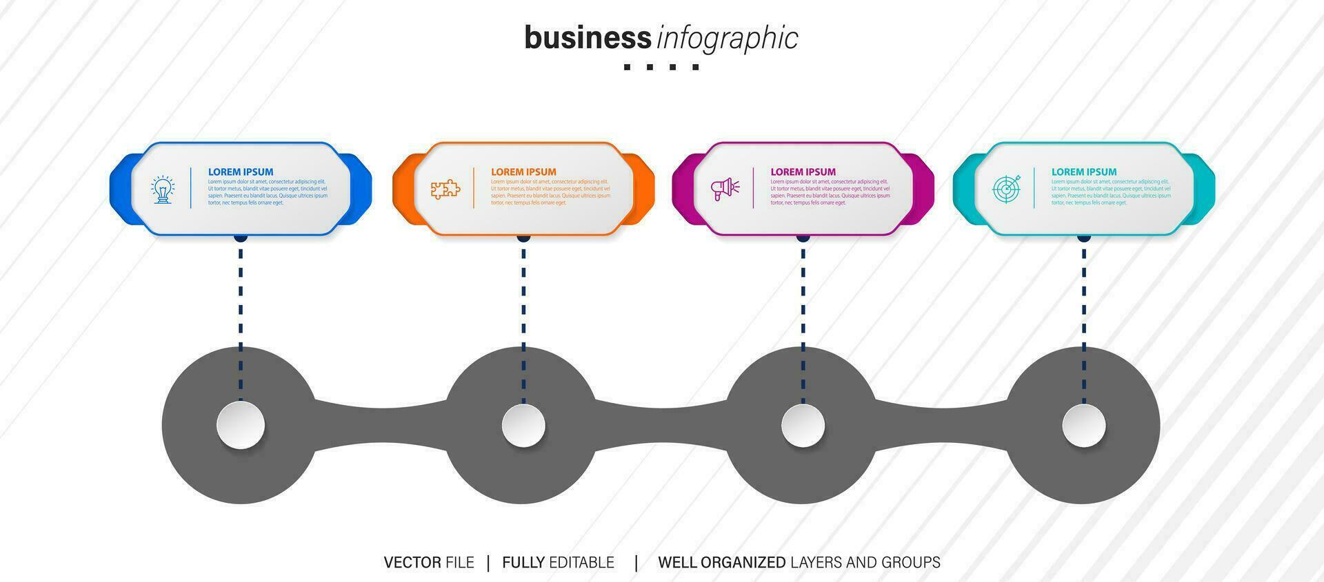 colorato statistica o economia concetto Infografica grafici impostare. attività commerciale design elementi per presentazione diapositiva modelli. per aziendale rapporto, pubblicità, volantino disposizione e manifesto design. vettore