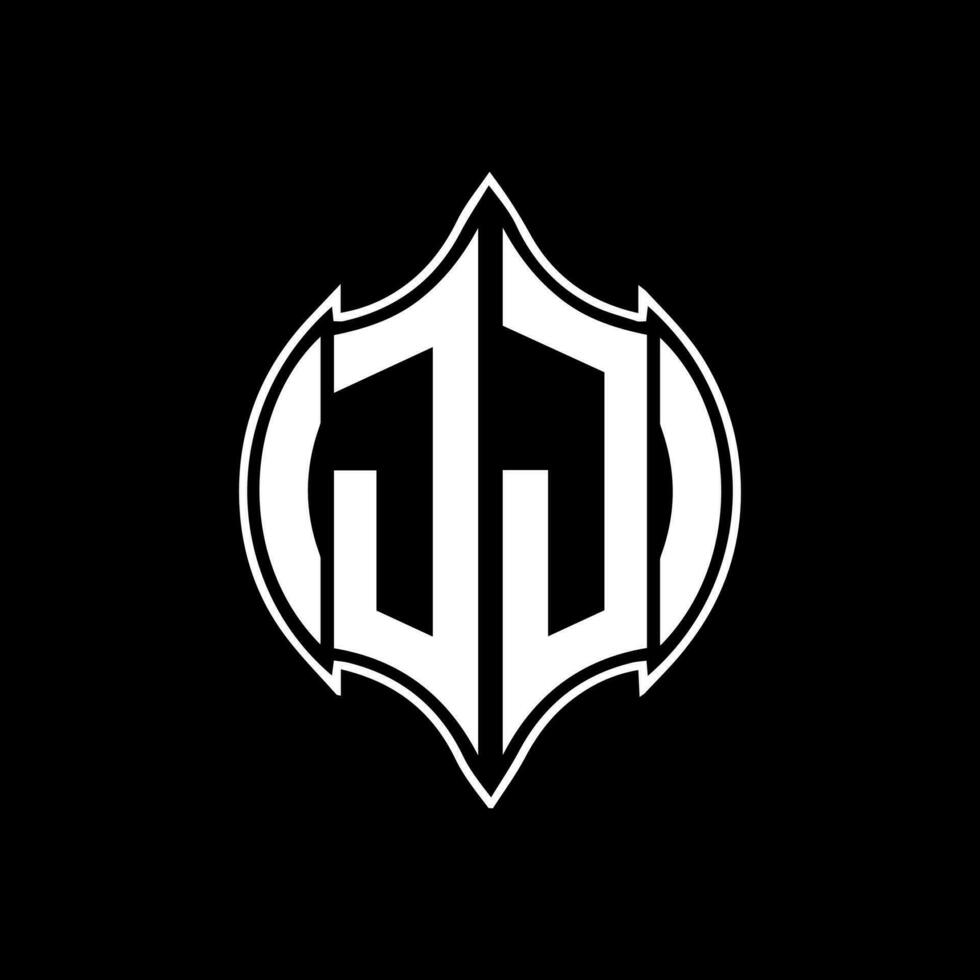 jj lettera logo. jj creativo monogramma iniziali lettera logo concetto. jj unico moderno piatto astratto vettore lettera logo design.