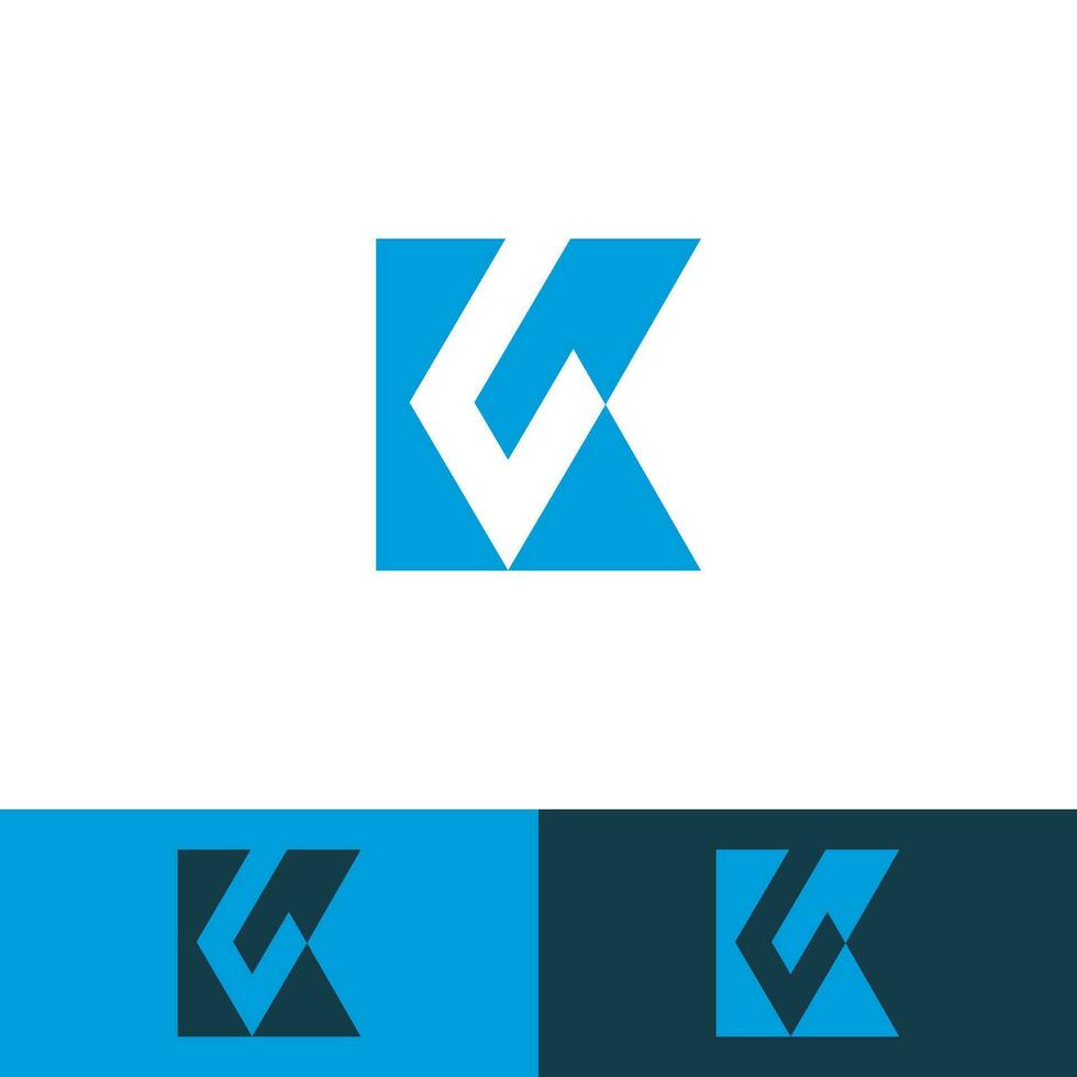 lettera K logo design modello. minimalista attività commerciale logo. vettore