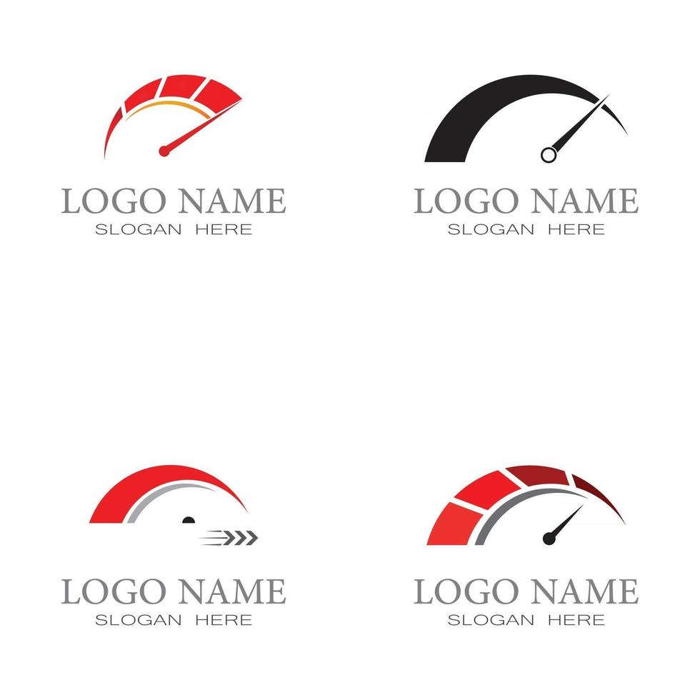 vettore di progettazione del logo dell'icona del tempo veloce