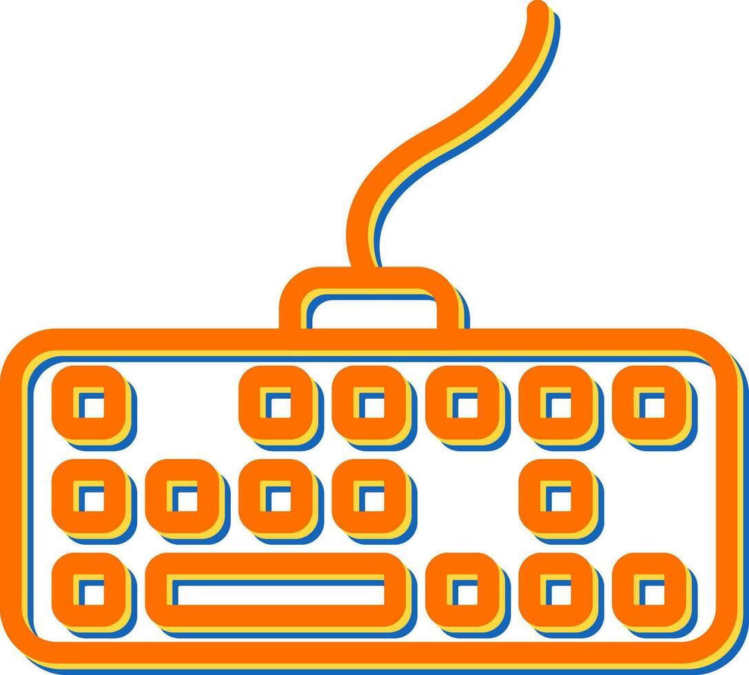 icona di vettore della tastiera