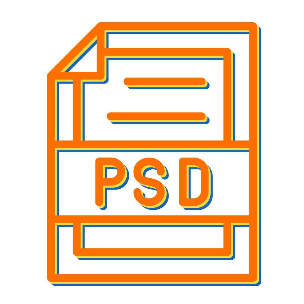 PSD file vettore icona