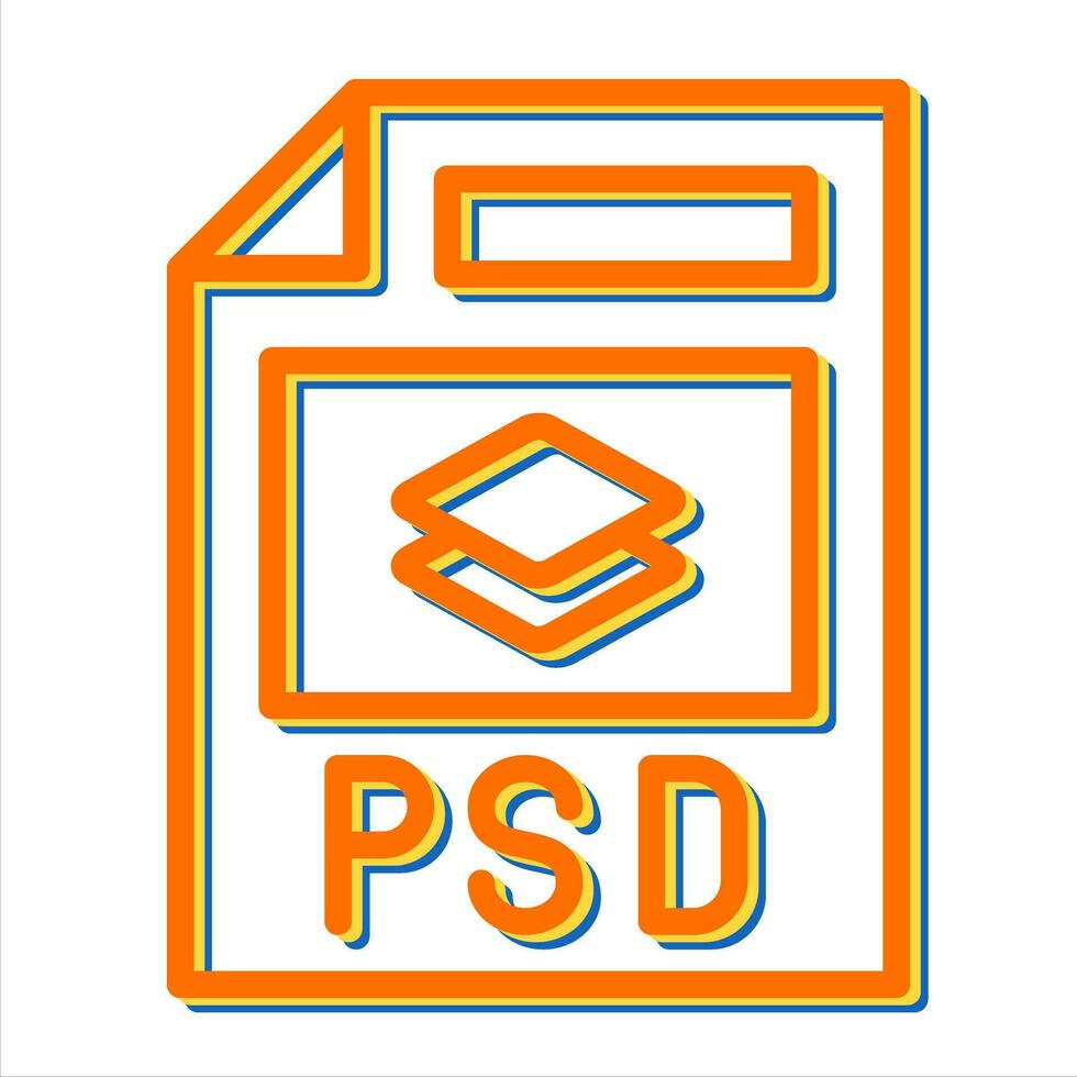 PSD file vettore icona