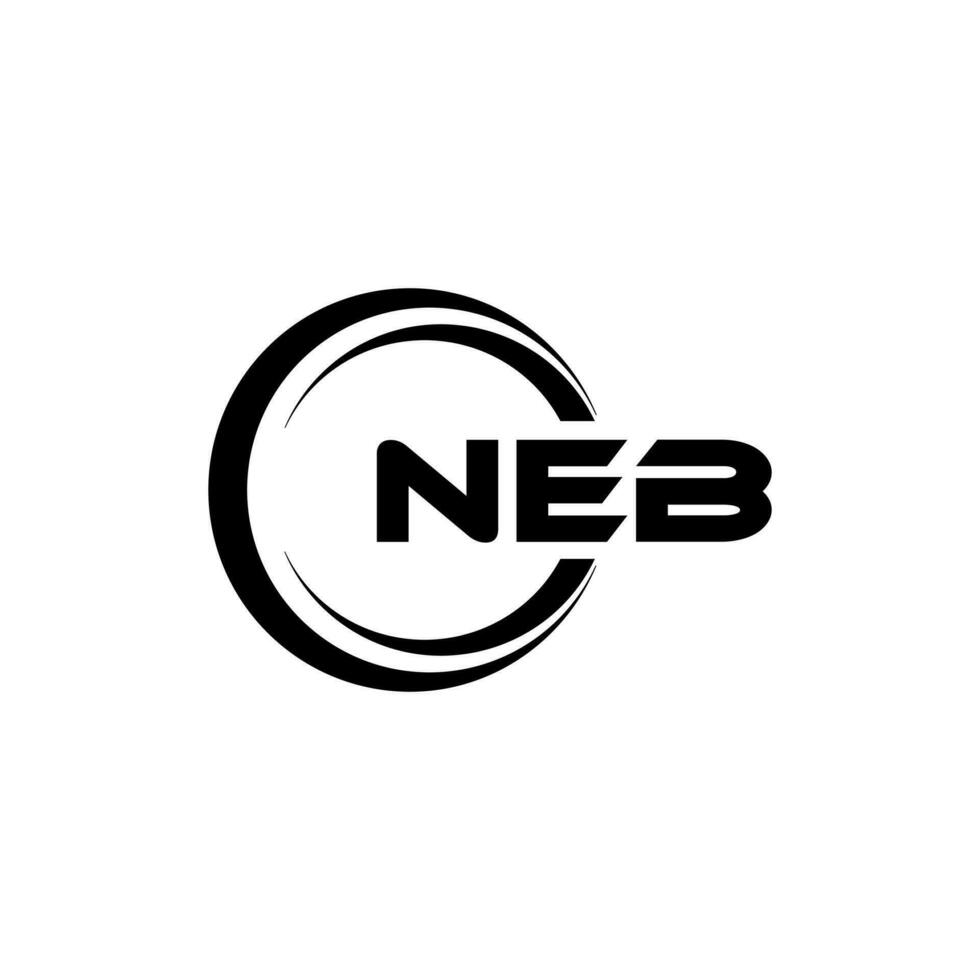 nab logo disegno, ispirazione per un' unico identità. moderno eleganza e creativo design. filigrana il tuo successo con il Impressionante Questo logo. vettore