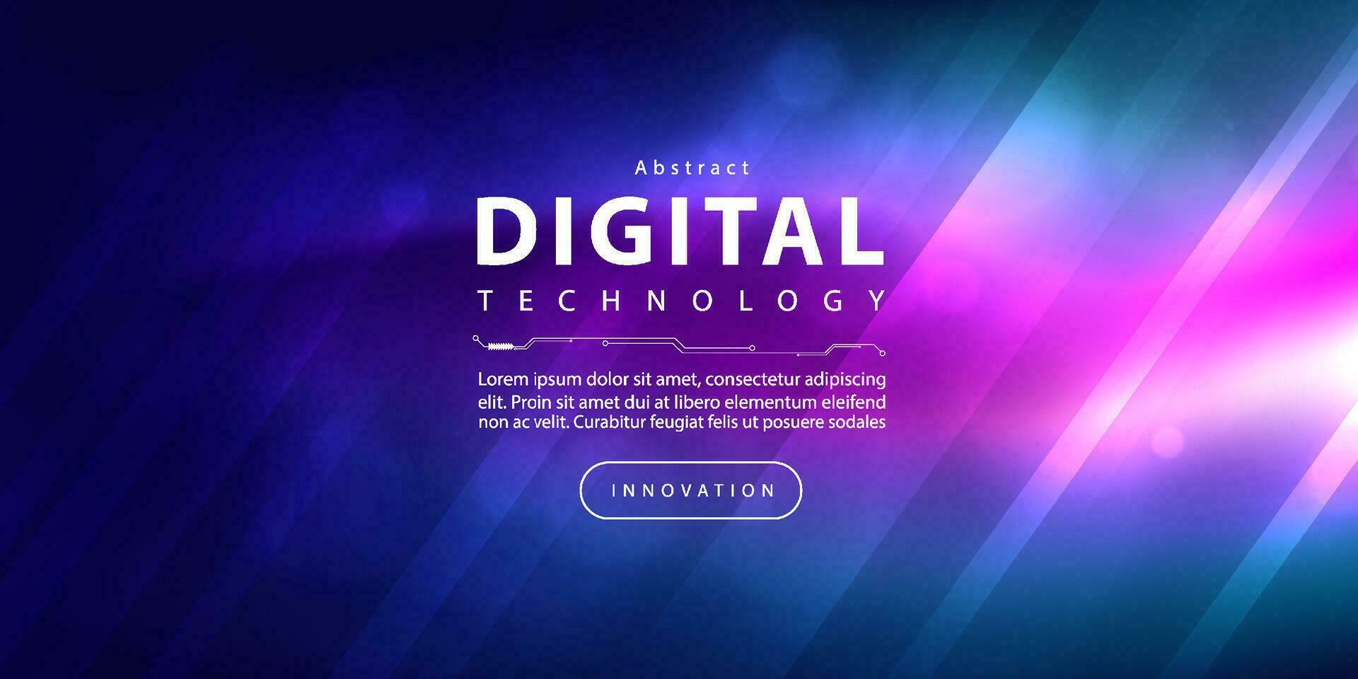 astratto digitale tecnologia futuristico circuito blu rosa sfondo, informatica scienza tecnologia, innovazione comunicazione futuro, ai grande dati, Internet Rete connessione, nube hi-tech illustrazione vettore