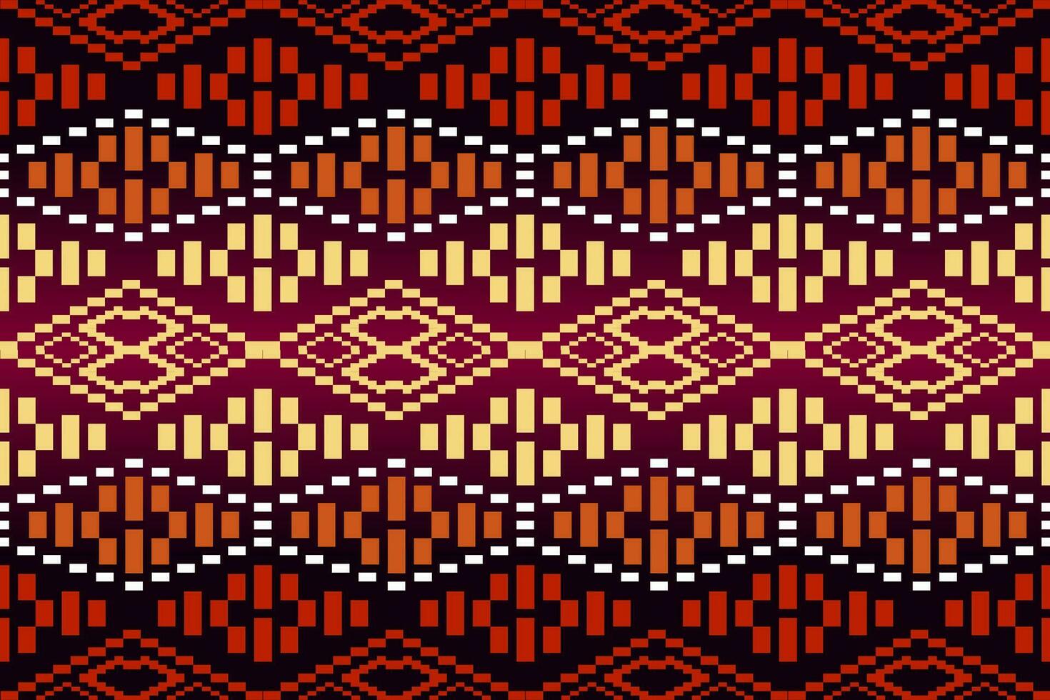 etnico astratto ikat.senza soluzione di continuità modello nel tribal.azteco geometrico modello per vivace colore.colorato geometrico ricamo per prodotti tessili,tessuto,abbigliamento,sfondo,batik,maglieria,moda vettore