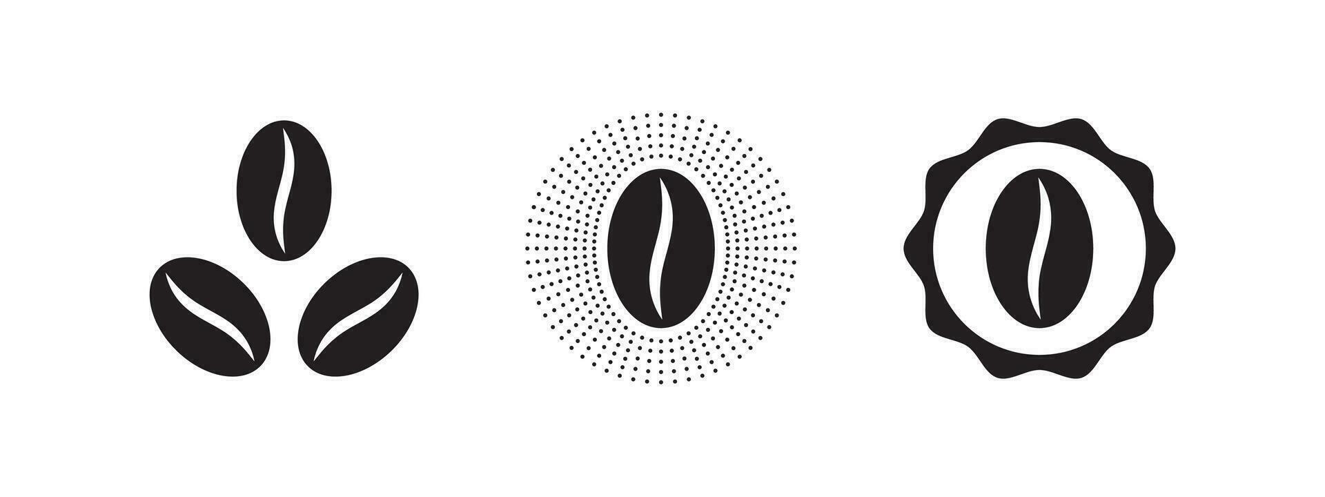 caffè fagioli. caffè badge e icone. design elementi. vettore scalabile grafica