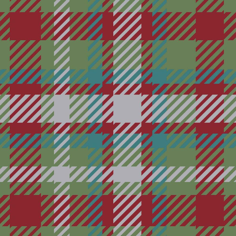 tartan plaid senza soluzione di continuità modello nel rosso, verde e blu, per tessuto, tessile vettore