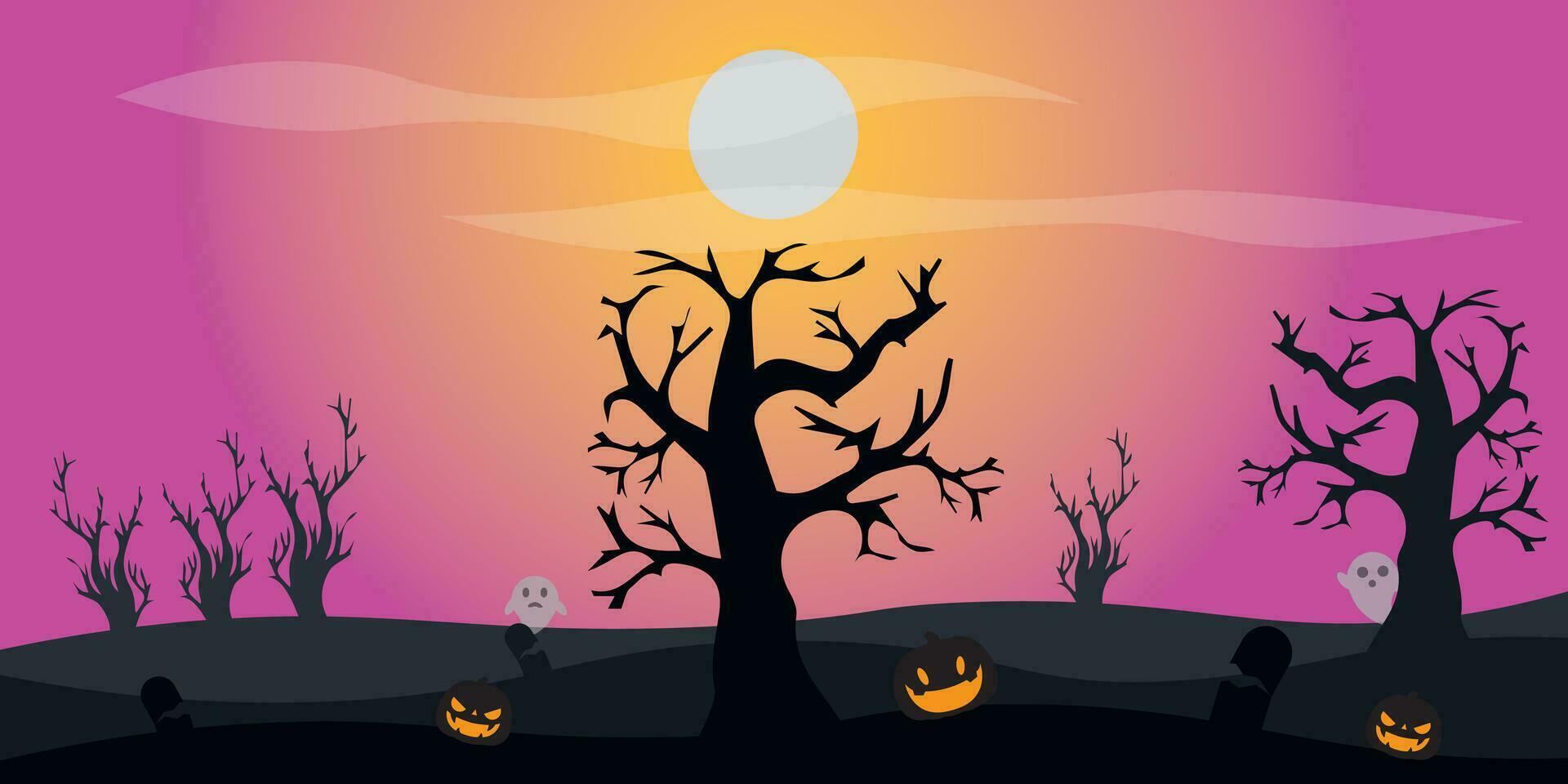 vettore sfondo design con Halloween tema