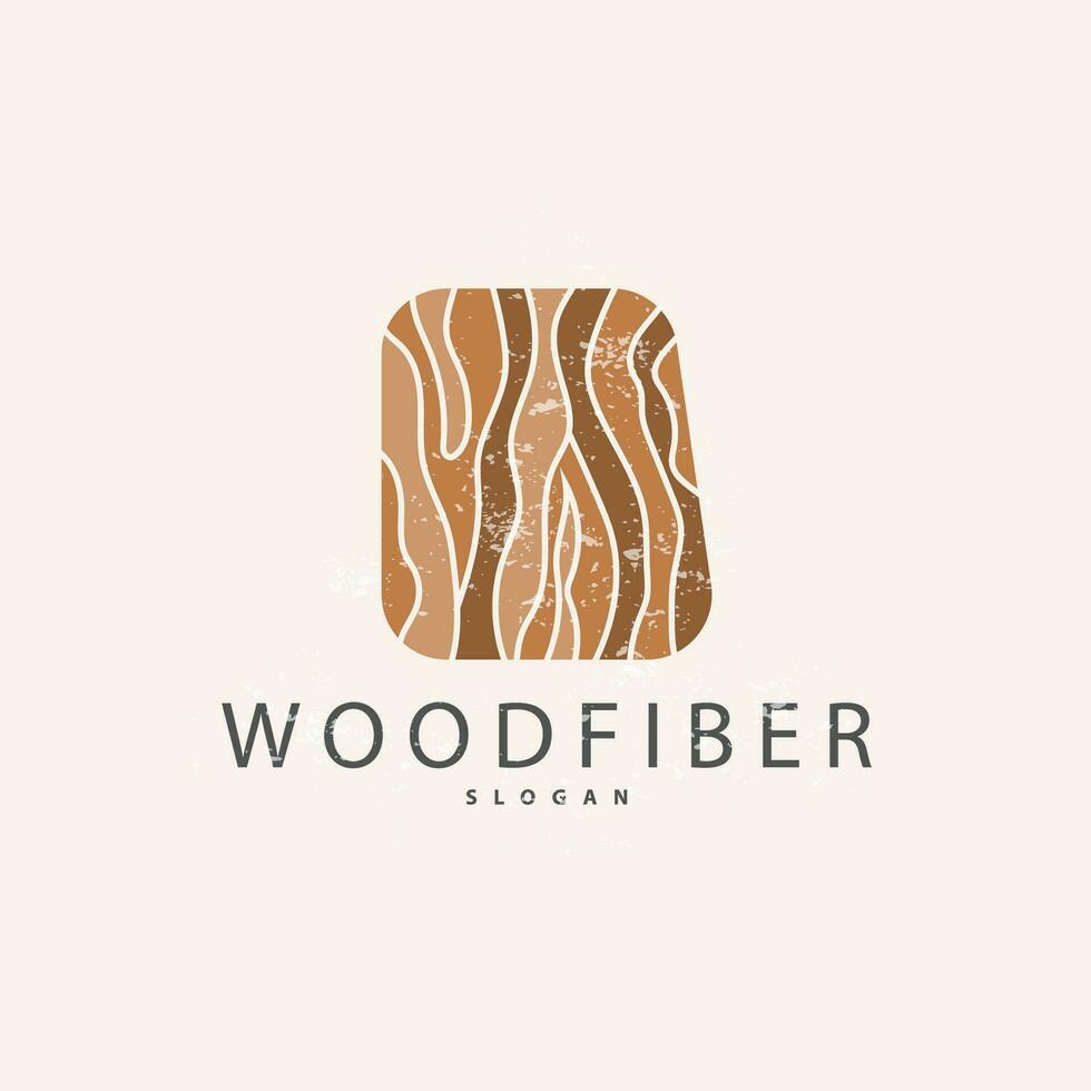 legna logo, legna fibra abbaiare strato vettore, albero tronco ispirazione illustrazione design vettore