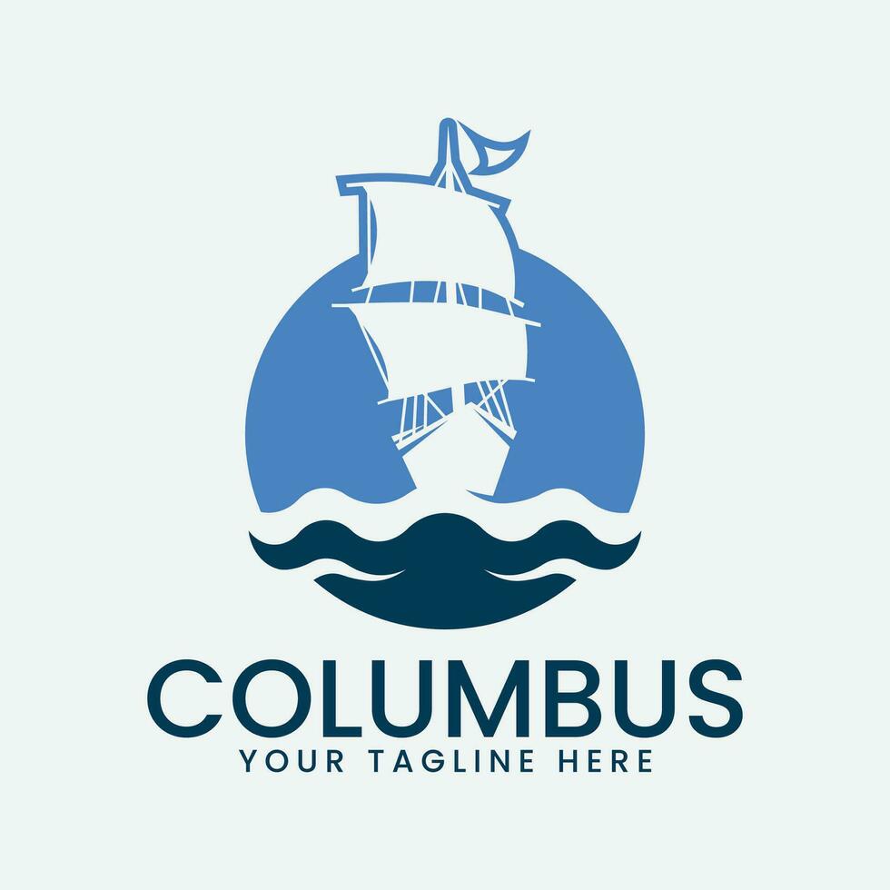 columbus logo vettore illustrazione design