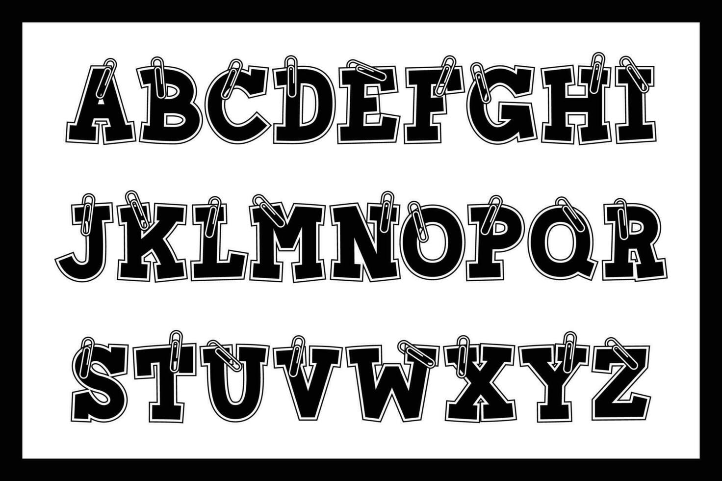 versatile collezione di carta Appunti alfabeto lettere per vario usi vettore