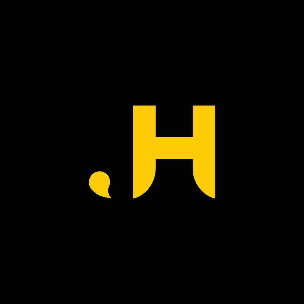 iniziale jh, hj moderno logo icona design. vettore grafico design modello elemento. grafico simbolo per aziendale attività commerciale identità.
