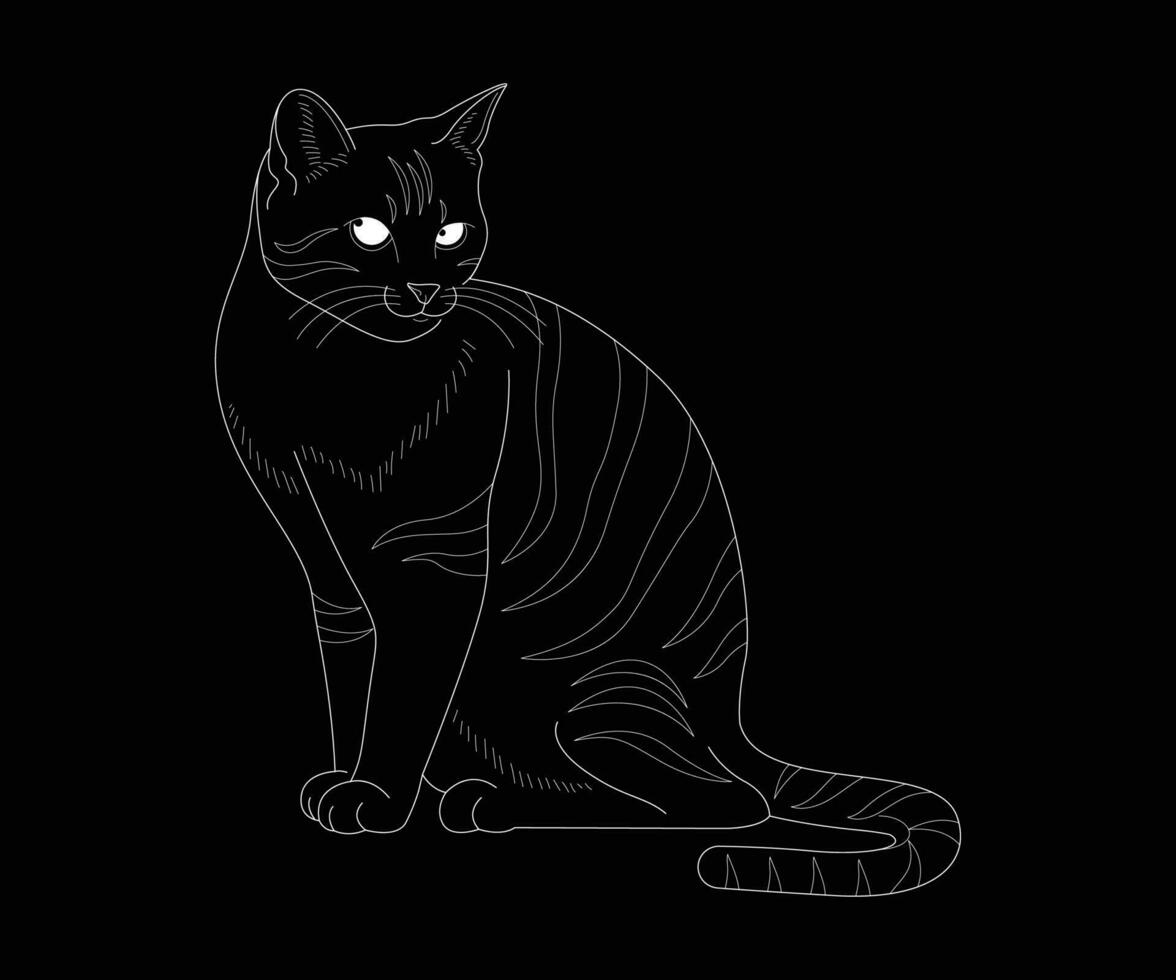 gatto vettore design di illustrazione