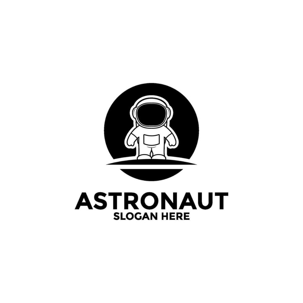 astronauta vettore logo icona, illustrazione astronauta o spazio logo design modello