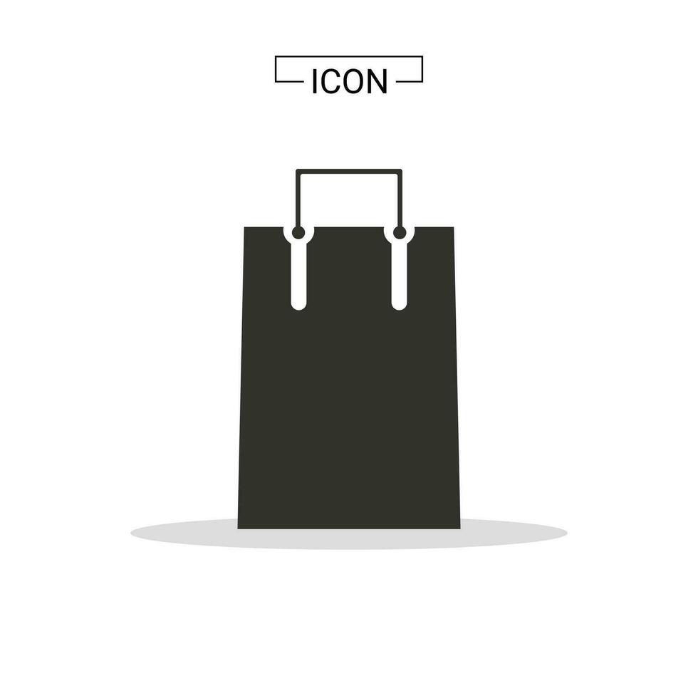 shopping Borsa icona simbolo grafico ricorso vettore