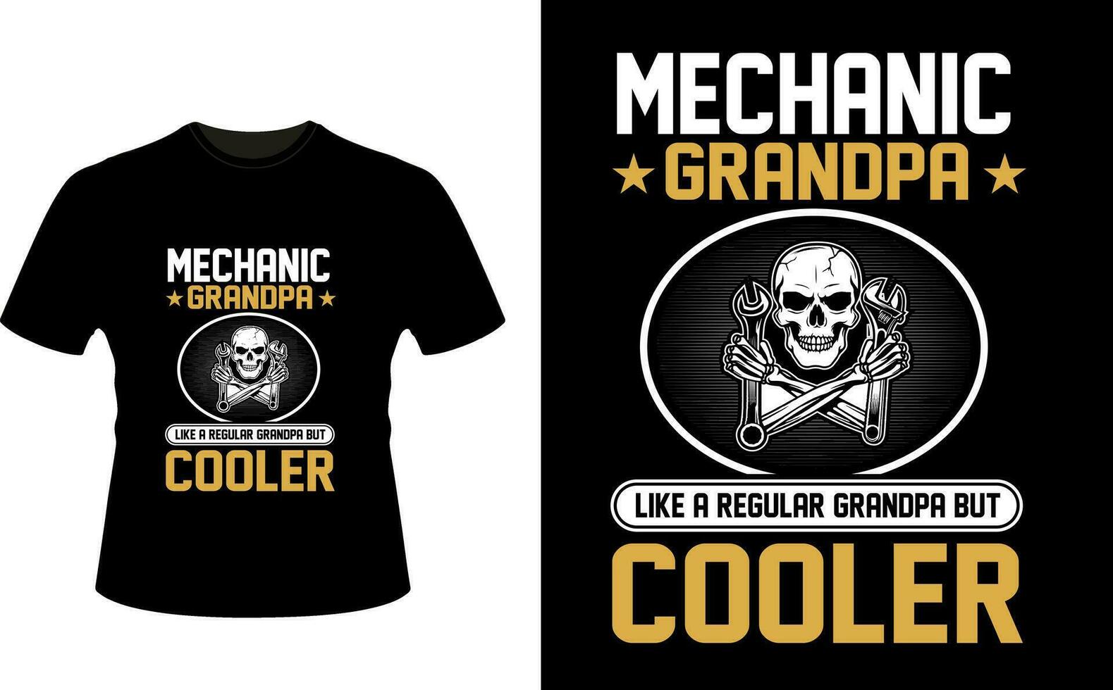 meccanico Nonno piace un' regolare Nonno ma più fresco o nonno maglietta design o nonno giorno t camicia design vettore
