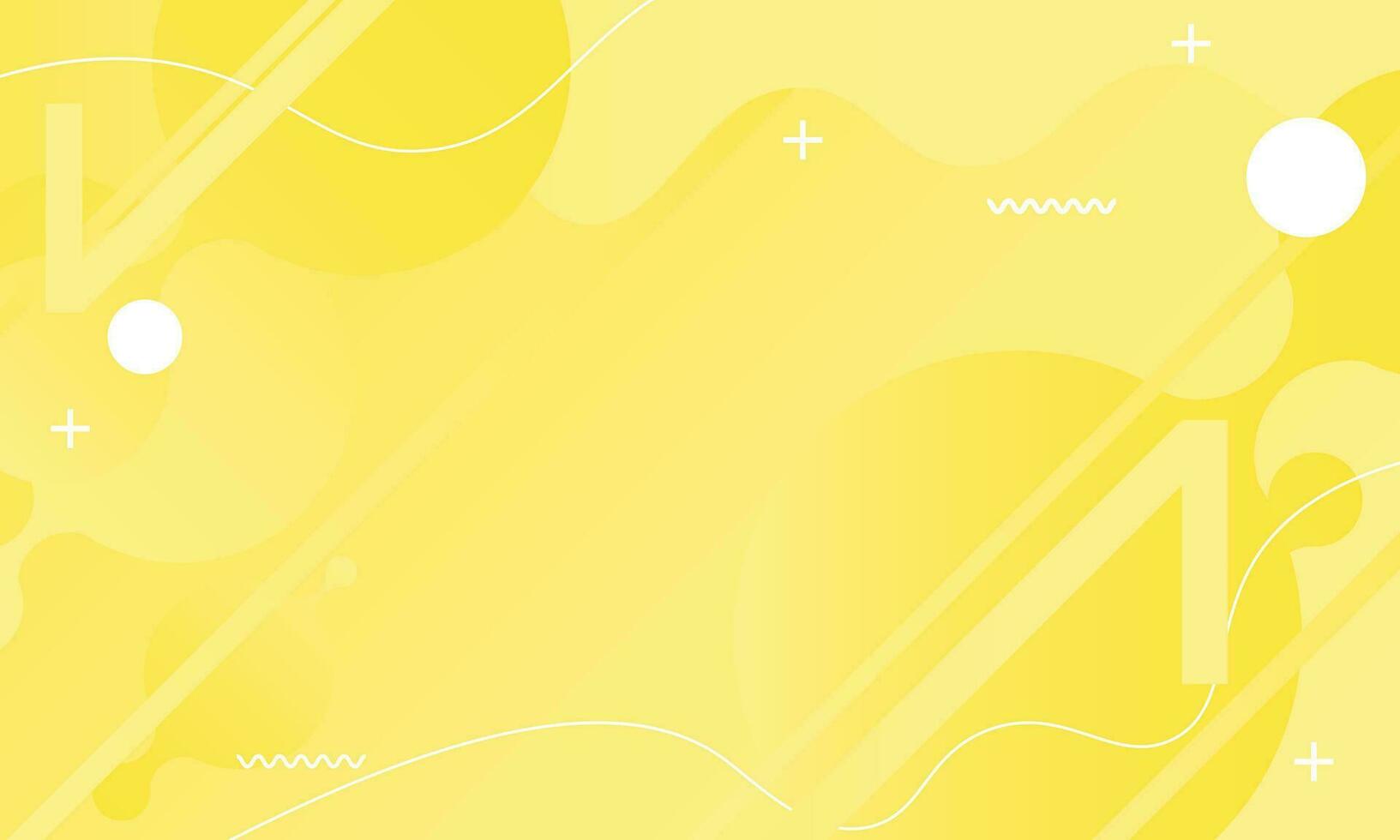 astratto giallo colorato modello bandiera con pendenza colore e piccolo polka punto tecnologia sfondo design con liquido forma vettore design