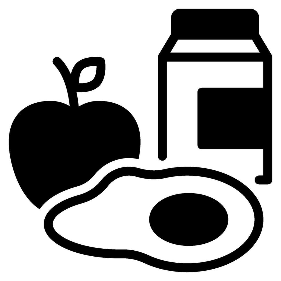 nutriente ricco Alimenti icona illustrazione vettore