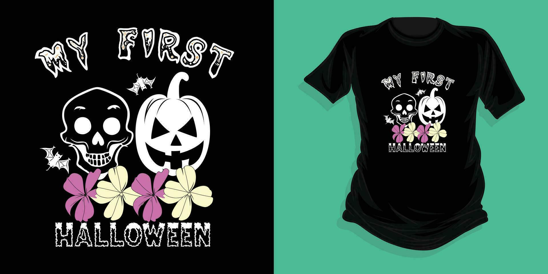 Halloween t camicia Halloween vibrazioni, divertente Halloween t camicia, spaventoso t camicia, Halloween vettore disegno, vettore t camicia