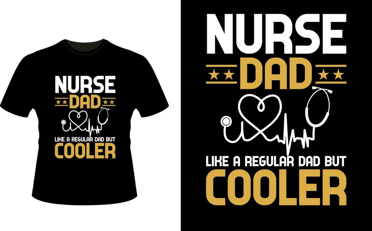 infermiera papà piace un' regolare papà ma più fresco o papà papà maglietta design o padre giorno t camicia design vettore