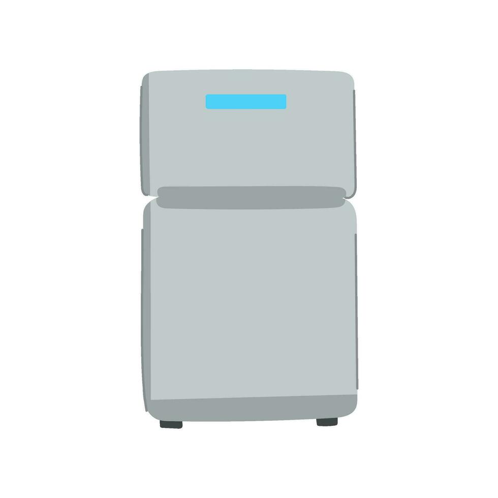 frigorifero frigo cartone animato vettore illustrazione
