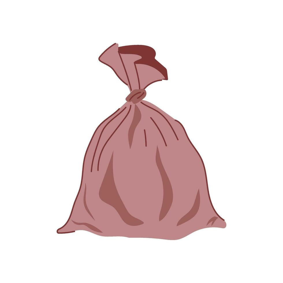 rifiuto spazzatura Borsa cartone animato vettore illustrazione