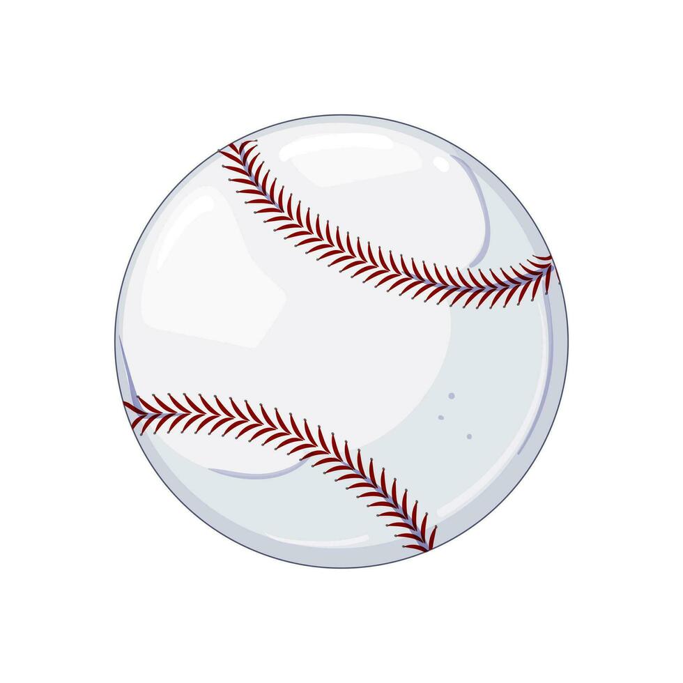 silhouette baseball palla cartone animato vettore illustrazione