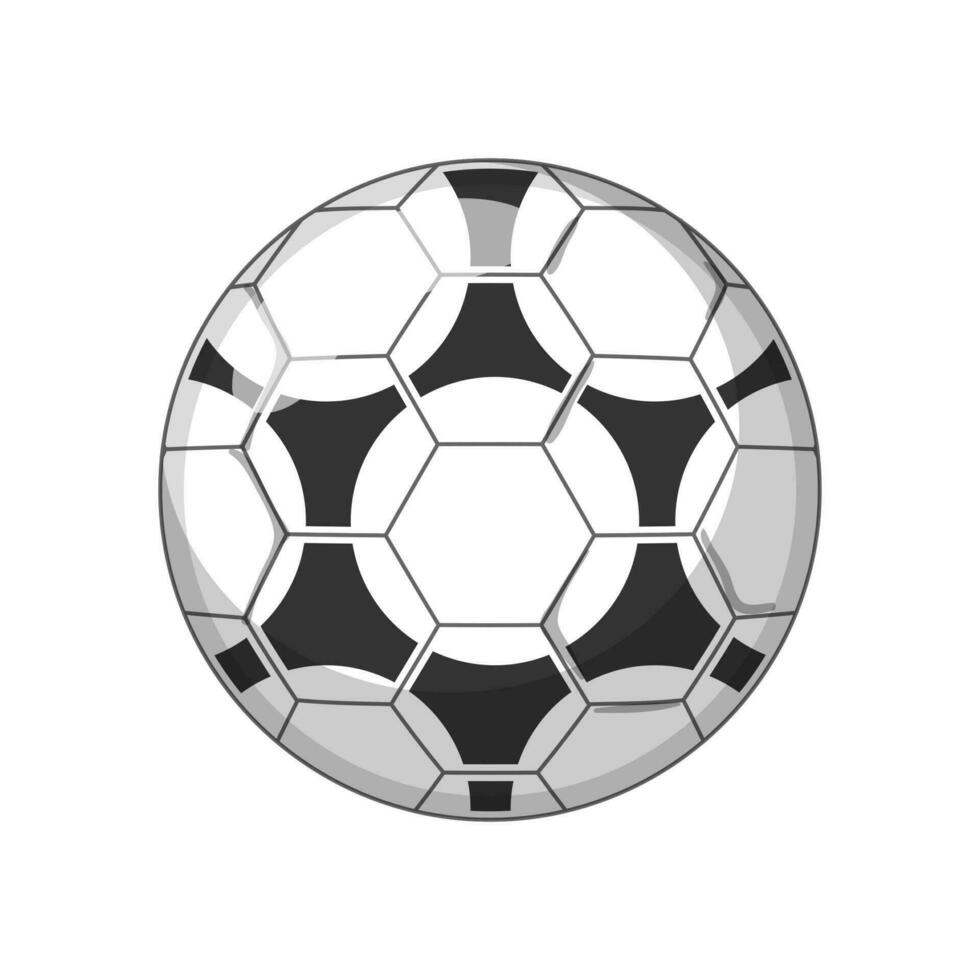 squadra calcio palla cartone animato vettore illustrazione