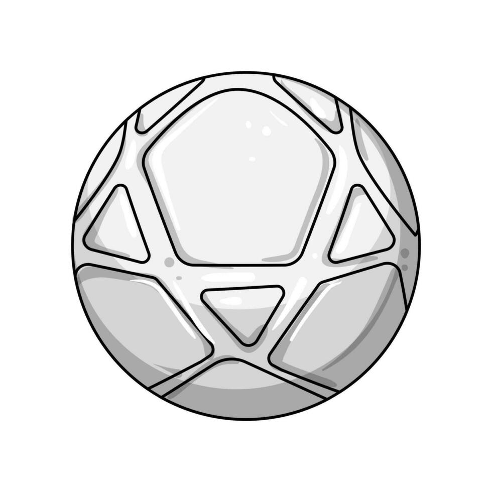 incontro calcio palla cartone animato vettore illustrazione