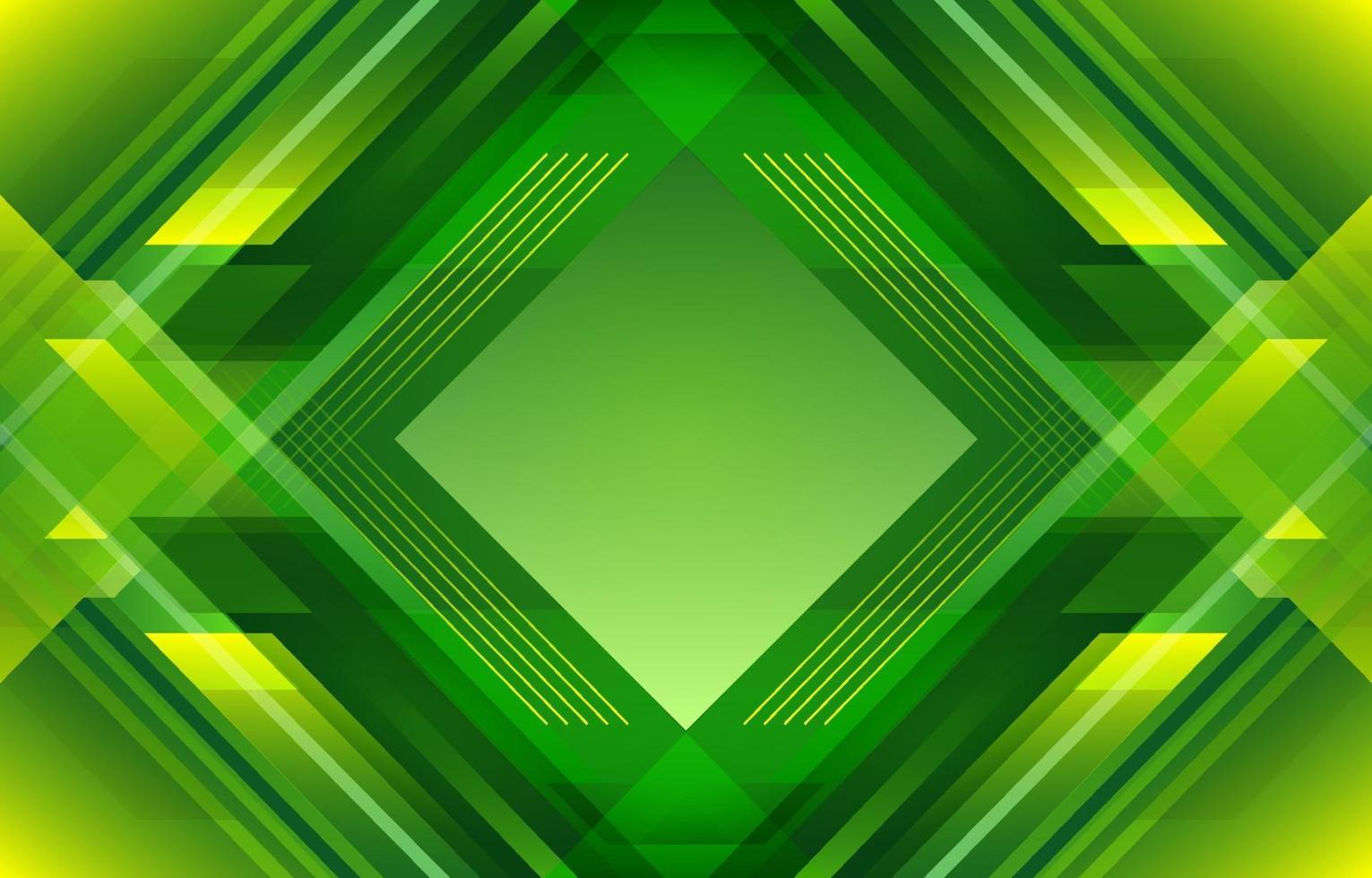 gradiente giallo verde diamante geometrico astratto vettore