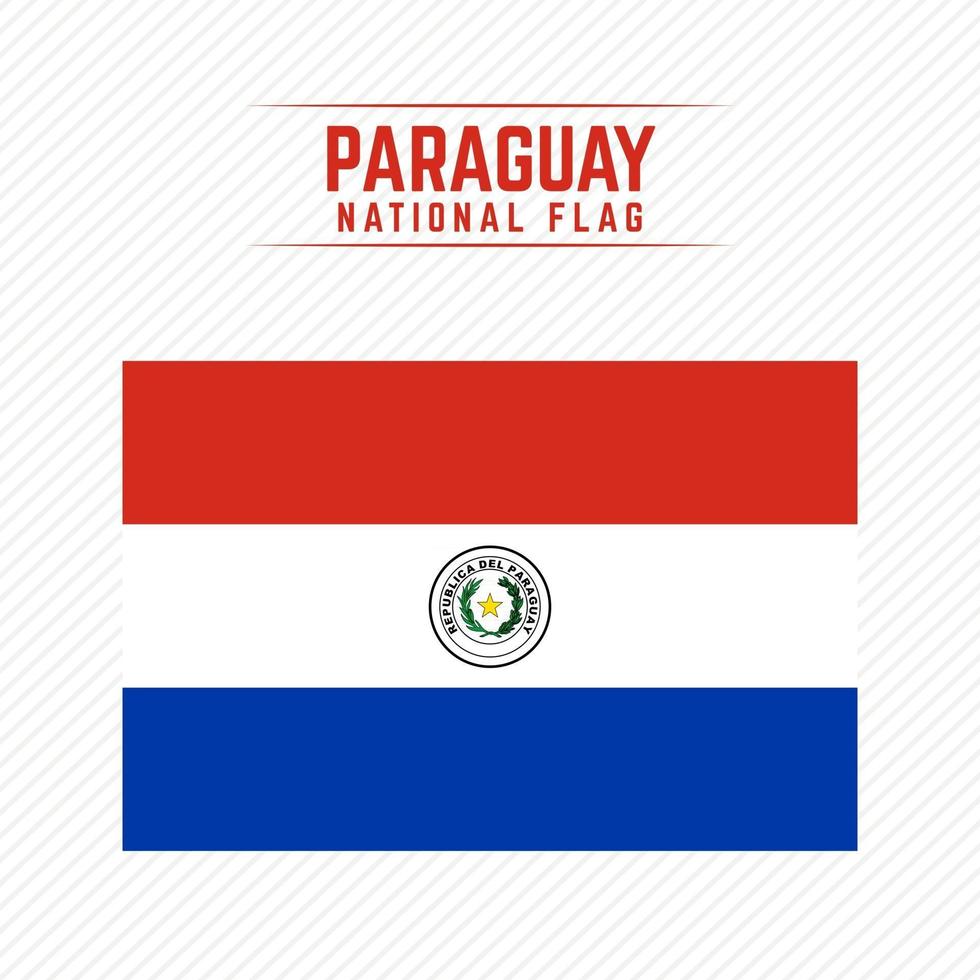 bandiera nazionale del paraguay vettore