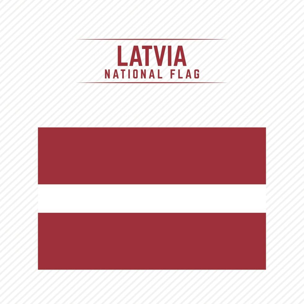 bandiera nazionale della lettonia vettore
