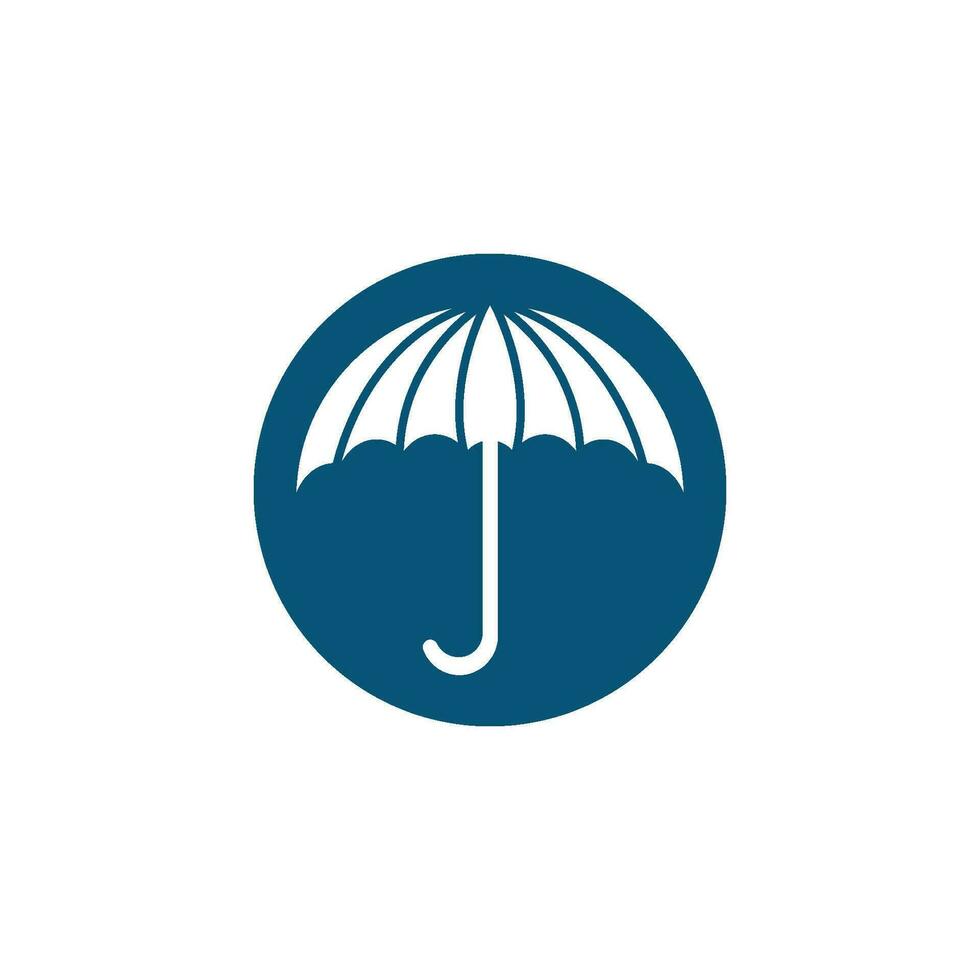 ombrello icona vettore illustrazione